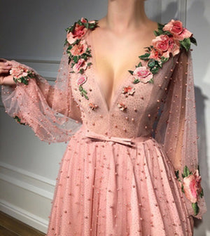 Flower Prom Dress