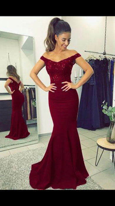 V Neck Prom Dress