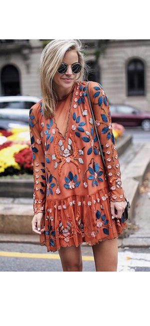 ANNA CORAL DRESS