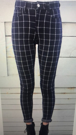 DARCY plaid Trousers