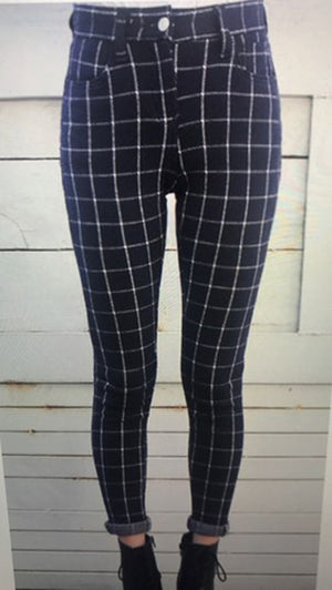 DARCY plaid Trousers