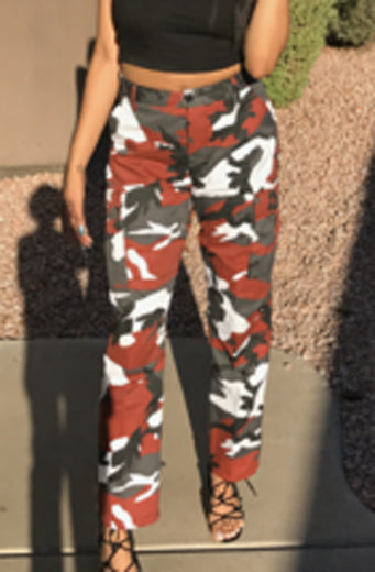 camouflage cargo pants