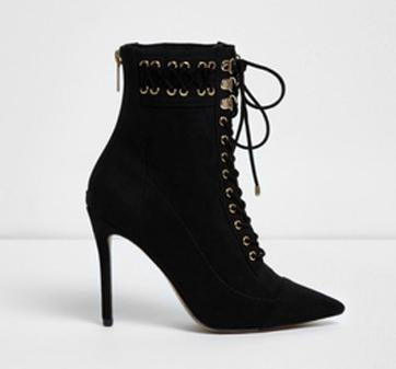 Pointed Toe Heel Boots