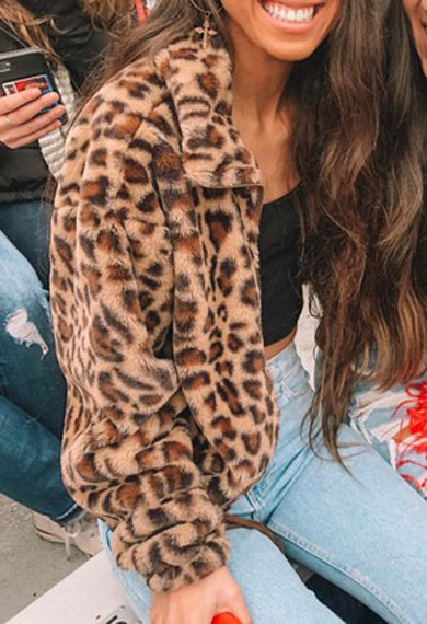 cheetah cute jacket