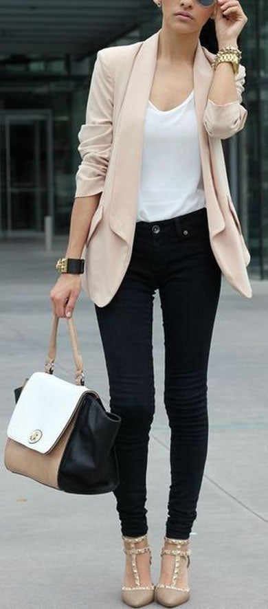 HANNAH Blush Blazer