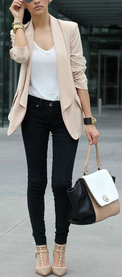 HANNAH Blush Blazer