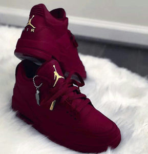 Original Jordan burgandy Shoes