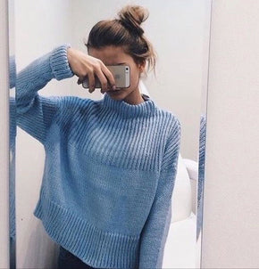 Knitted Turtleneck Sweater