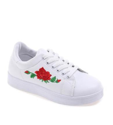 rose white sneakers