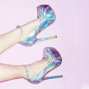 SHINTA CRYSTAL GLITTER SHOES