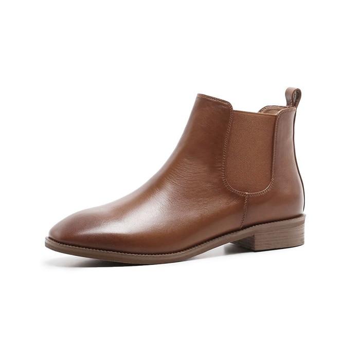 PHOEBE  LEATHER CHELSEA BOOTS