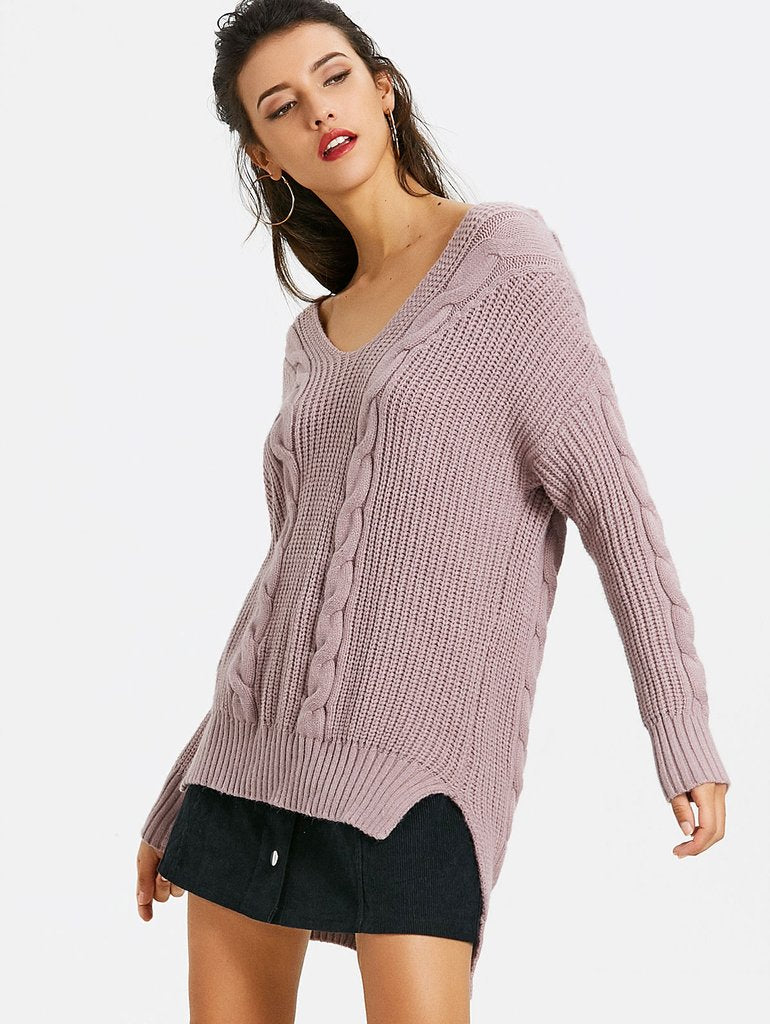 OLIVIA CROSS SWEATER