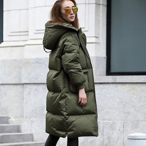 EVELYN LONG PUFFER JACKET