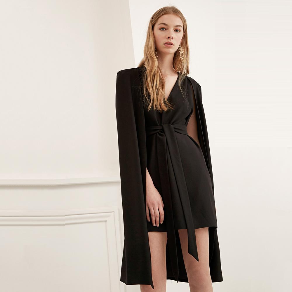 ZARA CAPE MINI DRESS