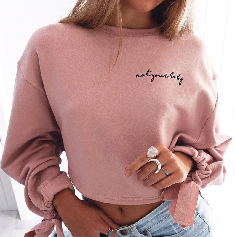 CHARLOTTE Long Sleeve Crop