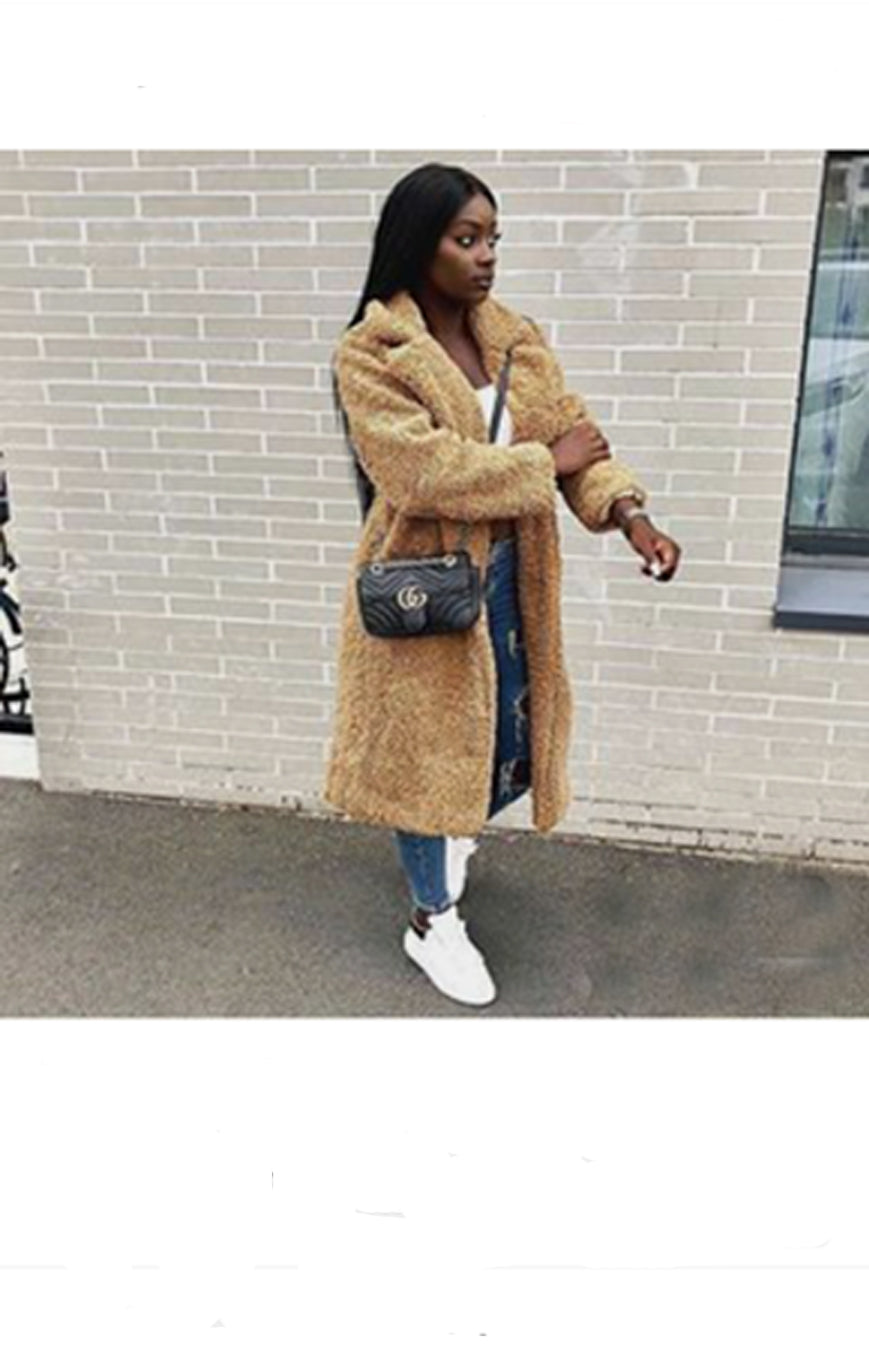 winter fauxfur longcoat