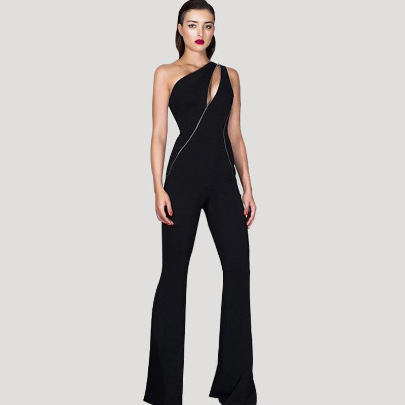 ONE SHOULDER JUMPSUIT