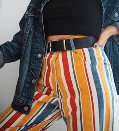 ELLA striped color pants