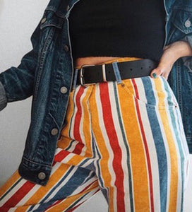 ELLA striped color pants