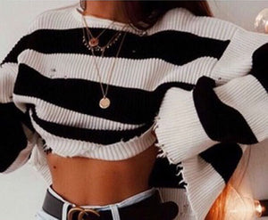 LILLY striped sweater