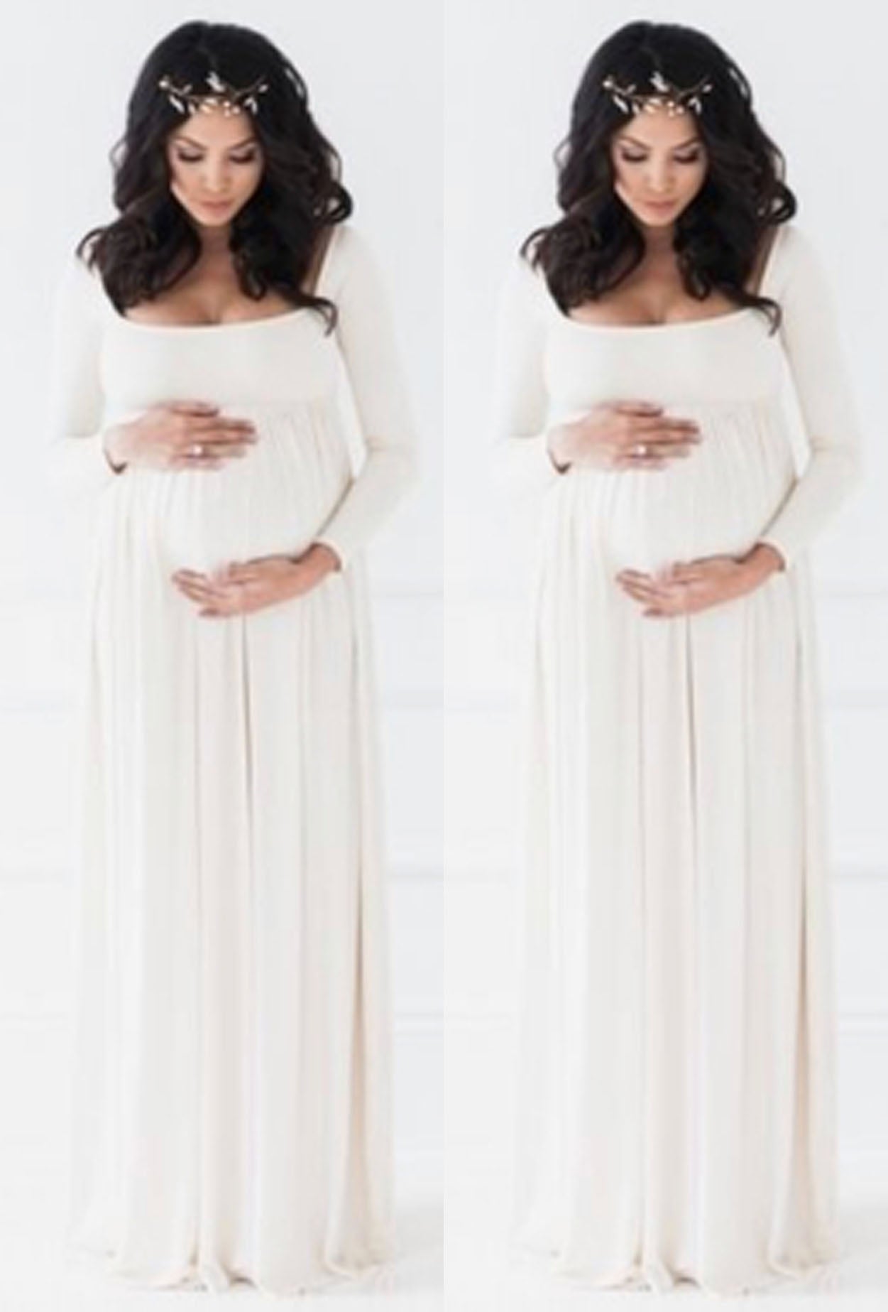 ball gown maternity dress