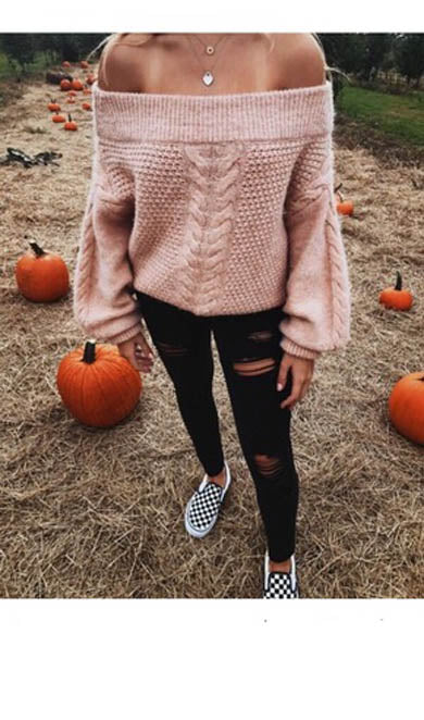 IVY shoulder sweater