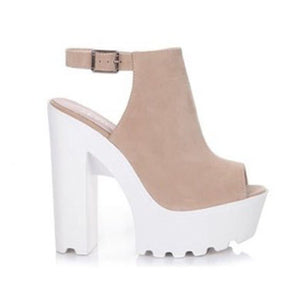 thick heel cute shoes