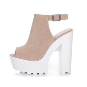 thick heel cute shoes