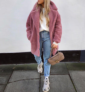 Faux Fur Long Coat