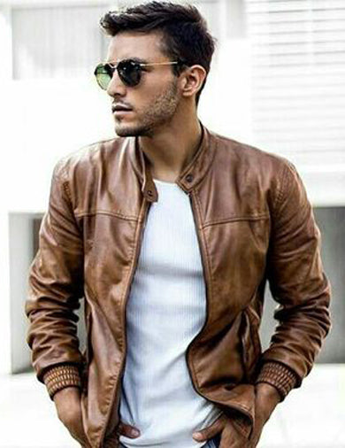 TOM Male Leather Jacket