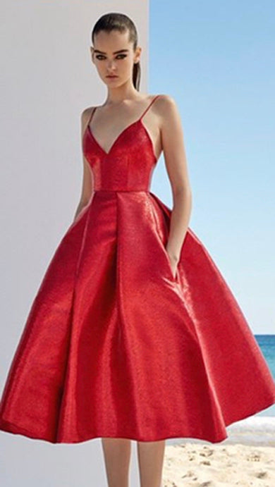 EDITH RED DRESS