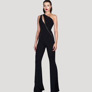 ONE SHOULDER JUMPSUIT