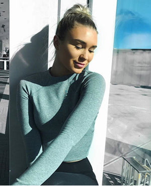 Long Sleeve Knitted O neck Basic