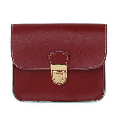 The small leather flap handbags