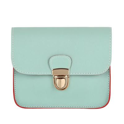 The small leather flap handbags