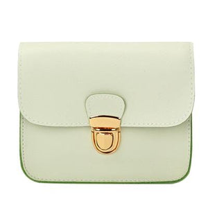 The small leather flap handbags