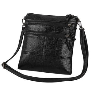 The vintage small black totes handbags.
