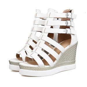 Summer Platform Knee High Sandals