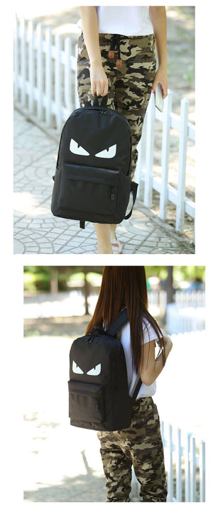 reflect light cool backpack/ alien