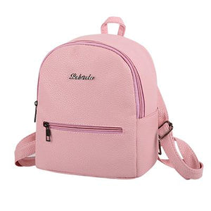 The simple lychee pattern ladies backpacks.