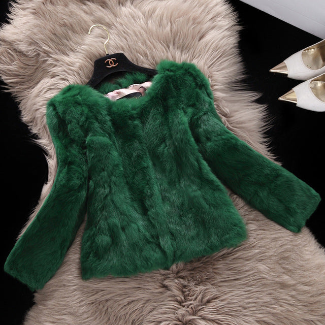 Rabbit  faux fur Coats