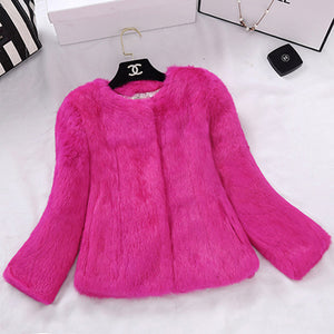 Rabbit  faux fur Coats