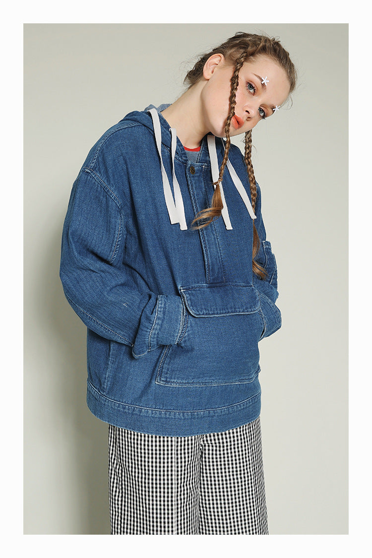 Denim Pullovers Jackets