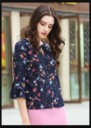 Chiffon Blouse Fashion Tops