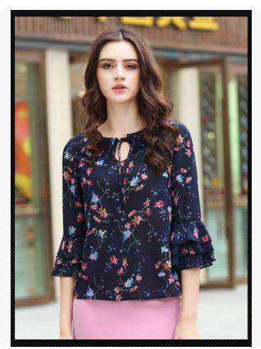 Chiffon Blouse Fashion Tops