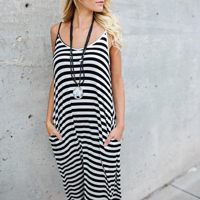 Boho O-Neck Long Maxi Dresses